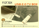 TV BOX FOREX UTV380 USB      PC  LAPTOP - TV on PC