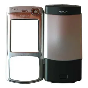Πρόσοψη Nokia N70 Ασημί με Πληκτρολόγιο
