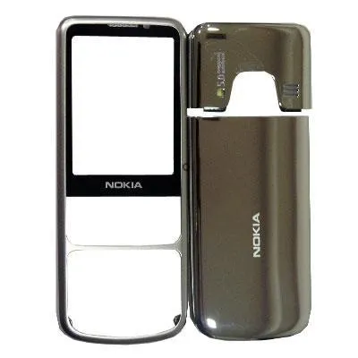 Πρόσοψη Nokia 6700 Classic Ασημί με πληκτρολόγιο.
