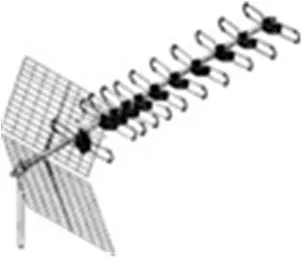 ANT-50 ΚΕΡΑΙΑ ΕΞΩΤΕΡΙΚΗ UHF ΚΛΕΙΣΤΟΥ ΔΙΠΟΛΟΥ