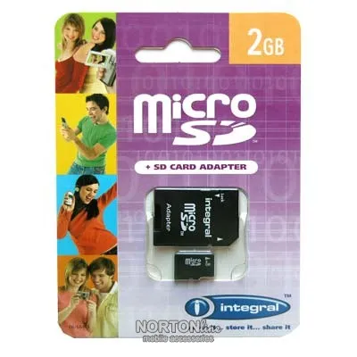 ΚΑΡΤΑ ΜΝΗΜΗΣ Micro SD Integral 2Gb-1ADP