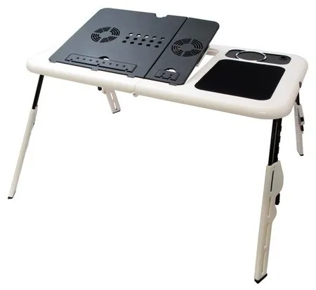 ΒΑΣΗ ΨΥΞΗΣ ΓΡΑΦΕΙΟ για LAPTOP / NETBOOK ή NOTEBOOK E-Table LD09 - ΑΝΑΔΙΠΛΟΥΜΕΝΟ ΤΡΑΠΕΖΑΚΙ ΒΑΣΗ ΨΥΞΗΣ ΜΕ 2 FAN - COOLER PAD