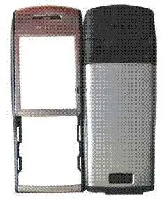 Πρόσοψη Nokia E50 Μαύρο-Ασημί