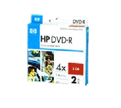 DVD-R 8cm 1.42GB της HP (πακέτο των 2)