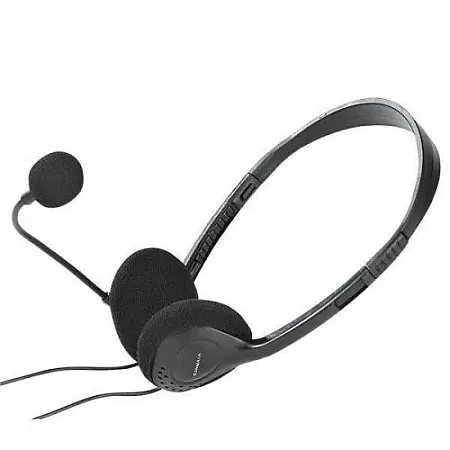 ΑΚΟΥΣΤΙΚΑ ΜΙΚΡΟΦΩΝΟ ON EAR SERIES VIVANCO IT-HS BASIC 31929 ΜΑΥΡΟ