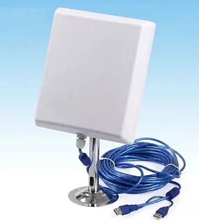 Εξωτερική ισχυρή κεραία WiFi usb αδιάβροχη για δωρεάν internet με 5 μέτρα καλώδιο πάρτε σήμα έως 1000m μακριά - Wi-Fi Hot Spot Internet