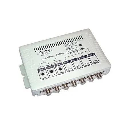 New ΨΗΦΙΑΚΟΣ ΕΝΙΣΧΥΤΗΣ ΚΕΝΤΡΙΚΗΣ ΚΕΡΑΙΑΣ MISTRAL 4X112f LTE 4G Με Αντικεραυνική προστασία