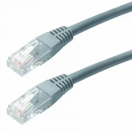 Καλώδιο Δικτύου Cat 5E UTP 2m Γκρί Patch Cord
