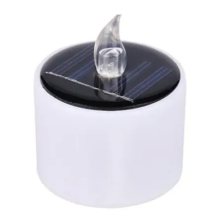 Ηλιακό Ηλεκτρονικό κερί - Romantic Solar Flameless Light Emitting LED Lamp Candle Nightlight Party Decor
