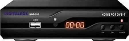 DigitalBox HDT-380 T2 Mini Αποκωδικοποιητής MPEG4 Υψηλής Ανάλυσης με Learning MPEG4 HDMI και SCART HDT
