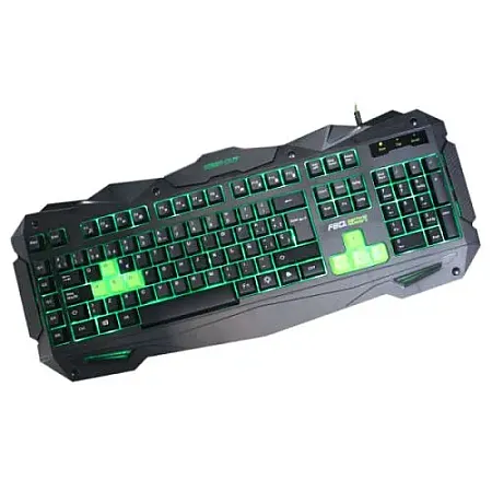 Πληκτρολόγιο F80 Keep Out GAMING μαύρο με πράσινο εσωτερικό φωτισμό