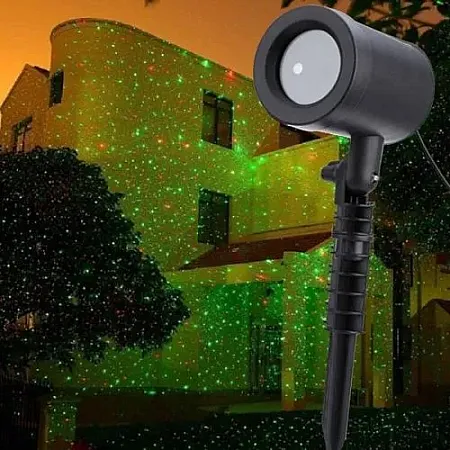 Προβολέας Laser Χριστουγέννων Εξωτερικού Χώρου με Τηλεχειριστήριο CLL-15 laser projector Christmas laser Χριστουγέννων