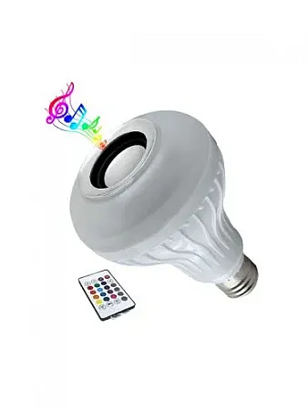 OEM RGB ΛΑΜΠΑ LED ΜΕ ΗΧΕΙΟ BLUETOOTH E27 MΕ ΤΗΛΕΧΕΙΡΙΣΤΗΡΙΟ