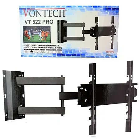 ΚΙΝΗΤΗ ΒΑΣΗ ΤΟΙΧΟΥ ΓΙΑ LCD & LED TV VONTECH VT522 HC PRO WALL MOUNT