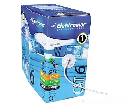 305 ΜΕΤΡΑ ΚΑΛΩΔΙΟ ELEKTROMER CAT6 ETHERNET CABLE