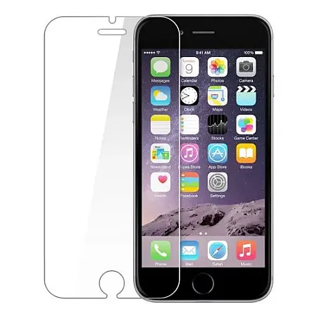 TEMPERED GLASS PROTECTOR INOS LUMINOUS IPHONE 6 6S / 7 PLUS GREEN 0.33MM 2.5D