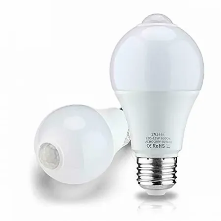 AIGOSTAR ΛΑΜΠΑ ΟΙΚΟΝΟΜΙΑΣ LED 12W E27 ΜΕ ΑΝΙΧΝΕΥΤΗ ΚΙΝΗΣΗΣ SENSOR IR SENSOREN 6500K COOL
