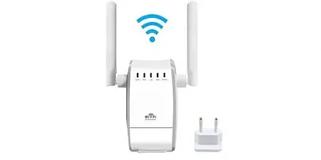 Ενισχυτής σήματος Wi-Fi router Booster και ενισχυτής ασύρματου σήματος 802.11 WiFi 300Mbps με 2 εξωτερικές Κεραίες για μεγαλύτερη κάλυψη δικτύου - Andowl wifi Router Repeater Ref:U5