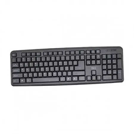Πληκτρολόγιο USB Μαύρο KU001 Well KB-USB-KU001BK-WL