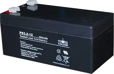 POWER KINGDOM PS 3.2 Ah - 12V Μπαταρία μολύβδου 12V 3.2Ah