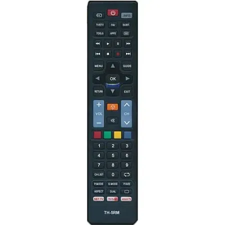 TH-5RM Universal Τηλεχειριστήριο για TV LG - Samsung - Sony - Panasonic - Philips Τύπου Originan TV Control Άμεσης λειτουργίας Χωρίς συντονισμό