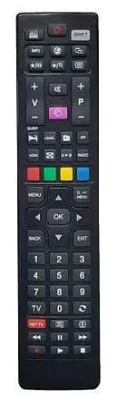 Universal 2000 Τηλεχειριστήριο για TV Telefunken / F&U και όλες τις μάρκες τηλεόρασης Vestel απο το 2000 και πλέον - Τηλεχειριστήριο Τύπου Original συμβατό και με Smart TV