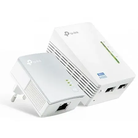 AV600 Powerline WiFi KIT TP-LINK TL-WPA4220KIT v4 600Mbps 2in1 Μετάδοση Δεδομένων Δικτυακά και Ασύρματα