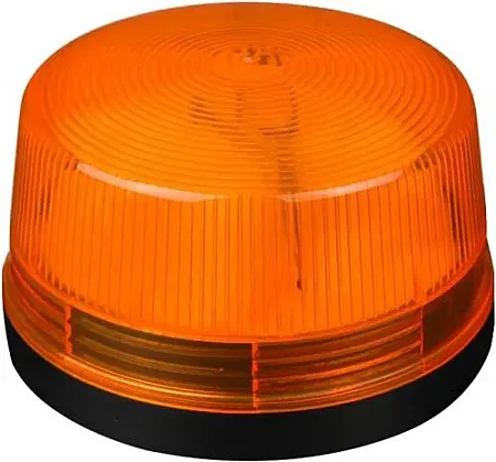 SL-079Y STROBE 12V ΠΟΡΤΟΚΑΛΙ  SL-079Y Φάρος strobo, 6-12VDC/150mΑ, ρυθμός αναλαμπής 90/λεπτό, Δ: ύψος 43x 50Φ mm. Y: Κίτρινο