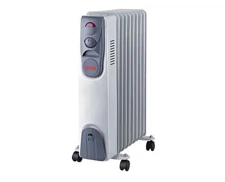Νέο Καλοριφέρ λαδιού 2000 WATT με Ρύθμιση 2 Σταδίων 1000W / 2000W Ρυθμιζόμενος θερμοστάτης Με εξοικονόμηση Ενέργειας Ενδεικτική λυχνία  Προστασία υπερθέρμανσης 5 κανάλια λαδιού 9 Φέτες ZILAN ZLN2111 OIL FILLED HEATER
