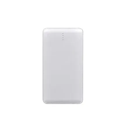 Powerbank δερματίνη 8000 MAH με 2 USB και Αντάπτορα για Micro USB και IPhone Λευκό P9-F Telco