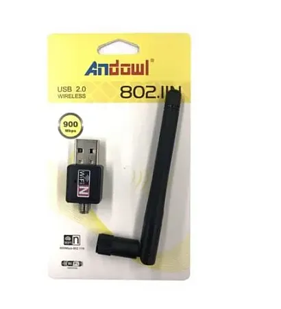 Ενισχυμένης Εκπομπής WiFi Reciever Modem Wireless Antenna - USB 2.0 Wireless 802.11n Receiver with Software Disc 802.11n: up to 300Mbps(Down) & 300Mbps(Up)