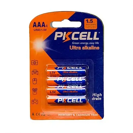 Ενισχυμένες Αλκαλικές Μπαταρίες AAA PKCELL Ultra Alkaline AAΑ-LR03