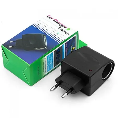 Universal Conversion Plug 220V AC To 12V DC Car Power Adapter Socket