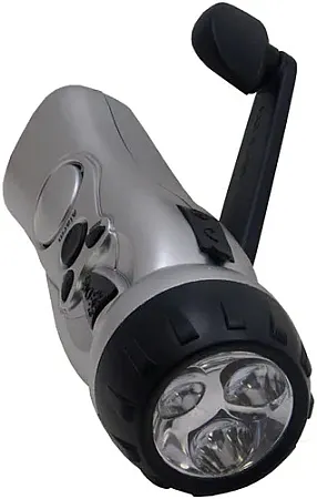 OEM EMI Survivor Emergency Flashlight Built in Radio, Hand Held Wind-Up - Φακός Ανάγκης με μανιβέλα 4 σε 1