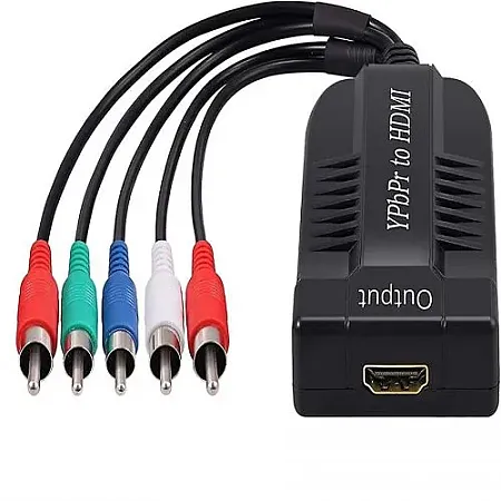 Μετατροπέας 1080P Component Video YPbPr (Male) 5RCA RGB to HDMI Converter Adapter + R/L Audio