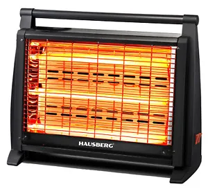 Επιδαπέδιο Θερμαντικό Χαλαζία 1500W Hausberg HB-8761NG Black