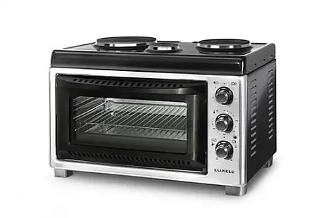 Κλασικό Ηλεκτρικό Φουρνάκι 2950W 42 Λίτρων με 3 Ηλεκτρικές Εστίες Luxell LX-13677
