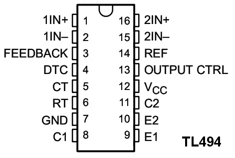 TL494CN SEMICONDUCTOR CHIP