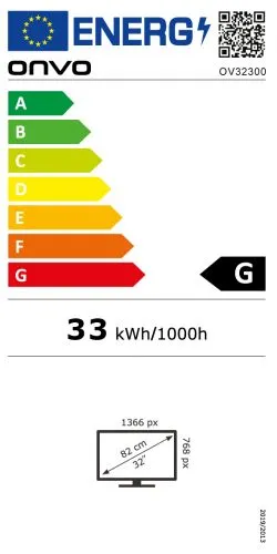 Onvo OV32300 webOS Smart D-LED 32