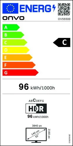 Onvo OV55500 webOS Smart D-LED 50