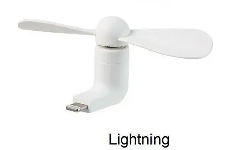Ezra HF-08 Ανεμιστηράκι Κινητού για Iphone με Θύρα Lightning Λευκό