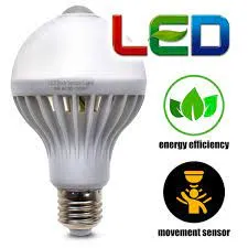 Universal OEM DP-495 Λάμπα LED με Αισθητήρα Σώματος 12W 6500K E27 LED Sensor (Ανάβει αυτόματα όταν εντοπίσει ανθρώπινο σώμα)