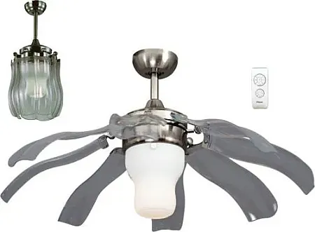 Primo MFL4811 Ανεμιστήρας Οροφής 122cm με Φως και Τηλεχειριστήριο Τουλίπα με ανοιγόμενα φτερά