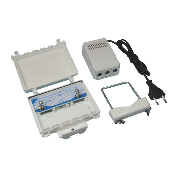 Μέσης Απολαβής Ενισχυτής Mistral U20 5G (1212) UHF Κ21 - 48 Ενίσχυση 20dB Φίλτρο LTE 4G 5G Στάθμη εξόδου 102dB για μέσα και έξω από την πόλη