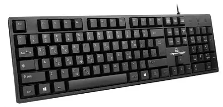 Wired Keyboard PowerTech Plug and Play USB 1,35m cable