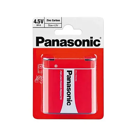 Μπαταρία Panasonic 3R12 4.5V - ΜΠΑΤΑΡΙΑ ΠΕΙΡΑΜΑΤΩΝ ΔΗΜΟΤΙΚΟΥ ΣΧΟΛΕΙΟΥ ΚΑΙ ΠΑΛΑΙΩΝ ΦΑΚΩΝ