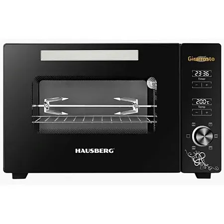 Ηλεκτρικός Ψηφιακός Φούρνος 1800W με Ροτισιέρα και Ανεμιστήρα Hausberg HB-9260