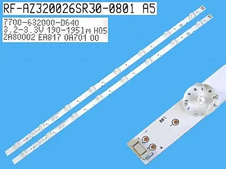 LG 32LM550BLPLB SET 2PCS LED BAR