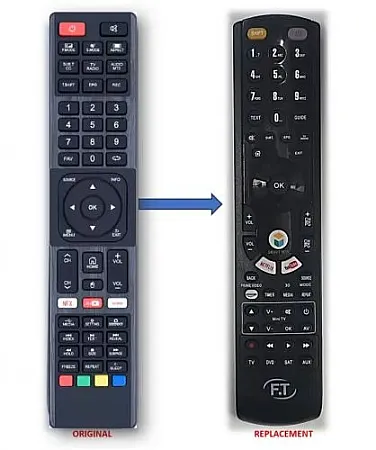REPLACEMENT REMOTE CONTROLLER Τηλεχειριστήριο FELIX LED SMART TV FXV-3225 και Υποστηριζόμενα Συμβατά Μοντέλα
