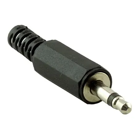 Πλαστικό Βύσμα 3.5 mm. JACK Mono Αρσενικό με 2 Επαφές